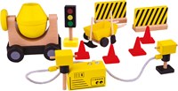 Tidlo jouet de construction en bois - set de chantier pour enfants