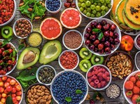Castorland puzzle superfood table 2000 pièces aliments colorés