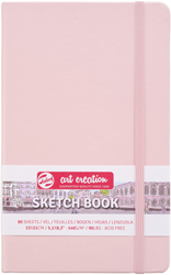 Talens carnet de croquis rose pastel 13x21 cm 140g 80 feuilles dessin