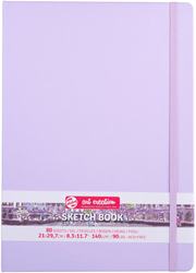 Talens carnet de croquis violet pastel 21x30 cm 140 g 80 feuilles rigide