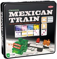 Tactic - Jeu de dominos Mexican Train en boîte métal - jeu familial