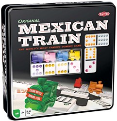 Tactic - Jeu de dominos Mexican Train en boîte métal - jeu familial