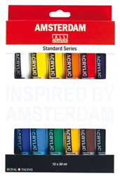 Amsterdam Acrylverf Standard Set, 12dlg.
