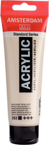 Royal Talens peinture acrylique Amsterdam 120 ml 292 - Jaune de Naples Rouge Clair