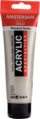 Royal Talens Talens Amsterdam acrylverf 120 ml 800 - Zilver