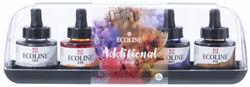 Ecoline Vloeibare Waterverf Set Additioneel, 5x30ml