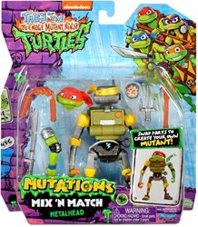 Playmates figurine d'action TMNT Metalhead - jouet mutant mix & match