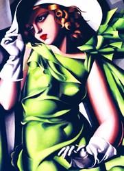 Eurographics puzzle Tamara De Lempicka Jeune fille en vert - 1000 pièces
