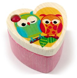 Hess boîte à dents hibou - boîte en bois pour dents de lait
