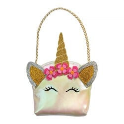 Heless sac à main poupée licorne design pailleté 35-45 cm