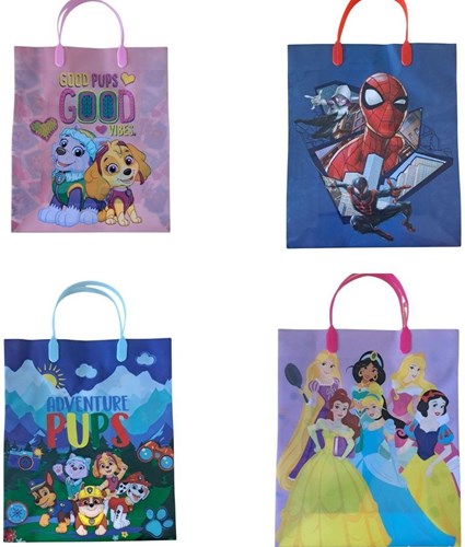 Geschenktas plastic kinderen 32x27x10cm