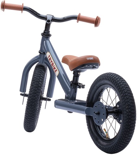Trybike loopfiets Steel grijs - tweewieler