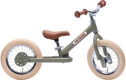 Trybike draisienne Steel vert vintage - vélo d’équilibre pour enfants