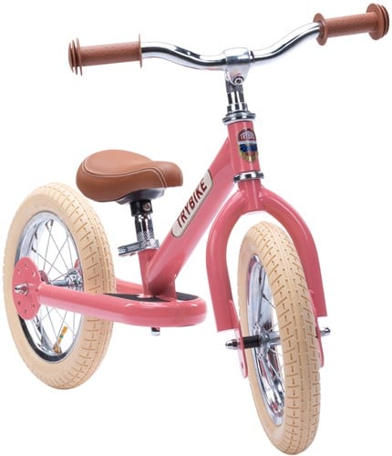 Trybike loopfiets 2 in 1 Steel - vintage roze