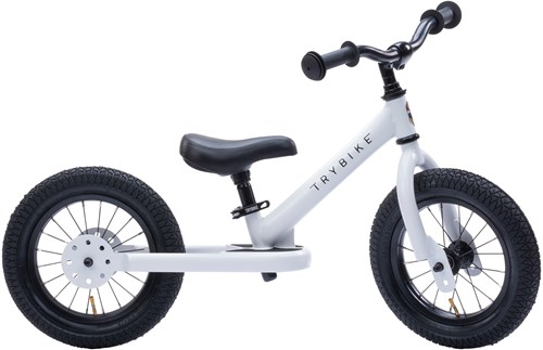Trybike draisienne Steel blanche - deux-roues pour enfants