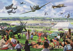 Trefl puzzle Tea Time Air Show 1000 pièces qualité premium nostalgie