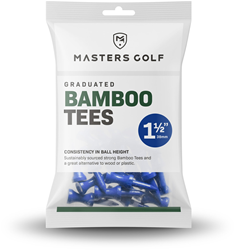 Masters tees de golf bambou lime 25 pièces durable écologique