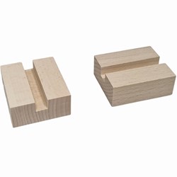 Hobbygroep support carrelage bois de hêtre décoration 7x5,9x2,6 cm