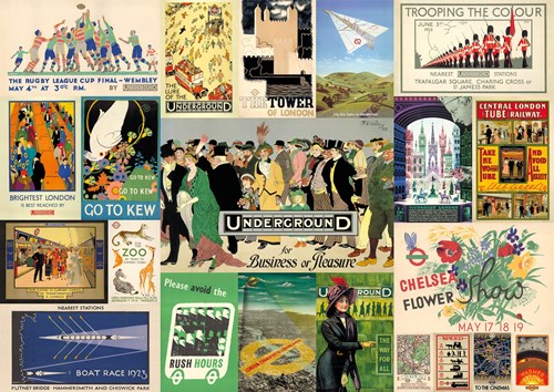 Gibsons Tfl Heritage Poster - 500 Teile