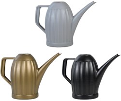 Esschert Design arrosoir intérieur nervuré 2 litres plastique gris
