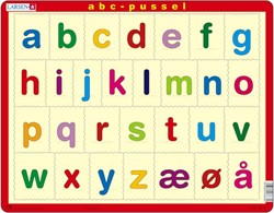 Larsen puzzle - apprendre l'alphabet norvégien - 26 pièces jouet éducatif