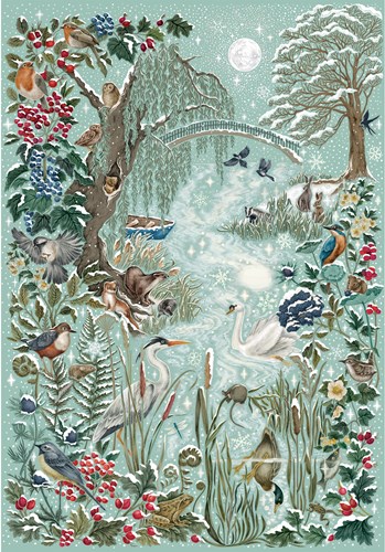 Gibsons The Art File: Gefrorener Fluss - 1000 Teile