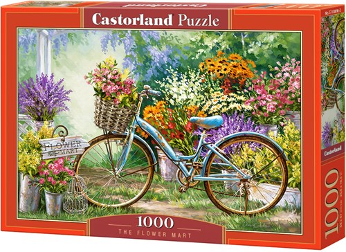 Castorland puzzle The Flower Mart - puzzle 1000 pièces fleurs-2