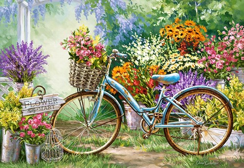 Castorland puzzle The Flower Mart - puzzle 1000 pièces fleurs