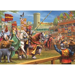 Gibsons puzzle The Joust at Warwick - 1000 pièces histoire médiévale