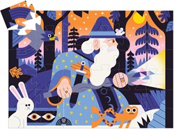 Djeco puzzle pour enfants Le Magicien et le Sceptre de Cristal - 36 pièces