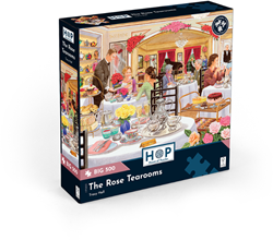 House of Puzzles puzzle The Rose Tearooms 500 XL pièces rustique
