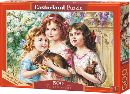 Castorland puzzle Les Trois Grâces - 500 pièces casse-tête-2