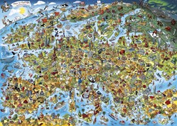 Gibsons puzzle Europe 1000 pièces carton adultes enfants