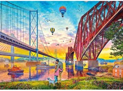 Gibsons puzzle Three Bridges Crossing - 1000 pièces de plaisir