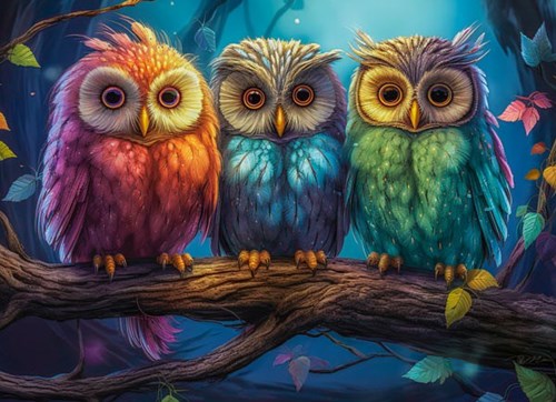 Castorland puzzle Three Little Owls - puzzle 300 pièces enfants