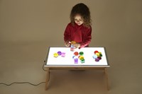 TickiT panneau lumineux A2 - panneau lumineux blanc pour jeu sensoriel-3