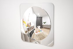 TickiT panneau miroir mural acrylique avec dôme - jouet éducatif 49cm