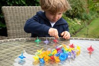 TickiT toupies de couleur translucide jouet - set de 36 pièces-2