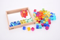 TickiT jouet éducatif Gem Cube Mirror Tray coloré et créatif-2