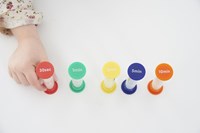 TickiT sablier jouet set - minuteurs colorés pour enfants