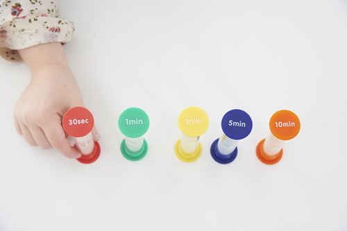 TickiT sablier jouet set - minuteurs colorés pour enfants