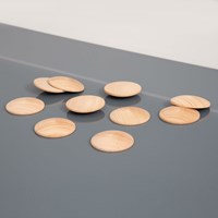 TickiT disques en bois jouet - set de 10 jeu ouvert-2