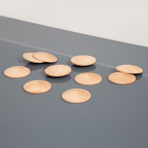 TickiT disques en bois jouet - set de 10 jeu ouvert-2