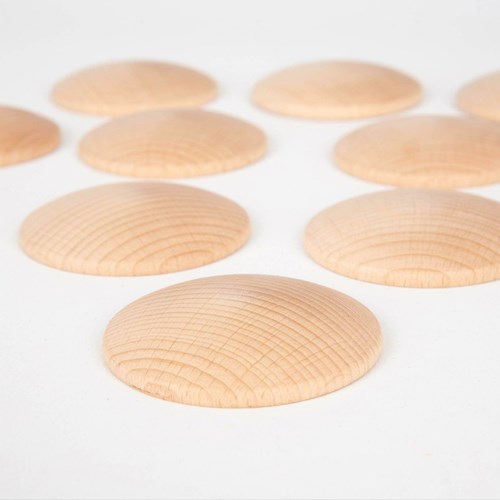 TickiT disques en bois jouet - set de 10 jeu ouvert-3