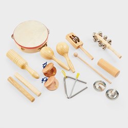 TickiT set de percussions instruments en bois pour enfants - jouet éducatif