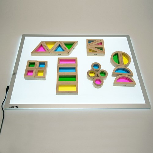 TickiT Blocs Arc-en-ciel Set - Jouet en Bois 24 pièces-2