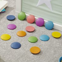 TickiT Disques en bois arc-en-ciel - Jouet éducatif 14 pièces-2