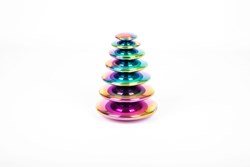 TickiT jouet sensoriel boutons réfléchissants - 7 pièces couleur