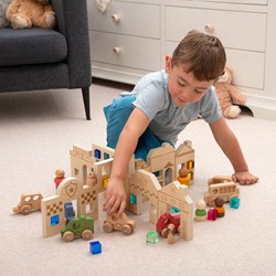 TickiT jouet en bois Town Discovery Dividers - jeu éducatif