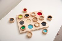 TickiT jouet sensoriel en bois Touch & Match plateau éducatif